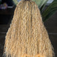 Ready to Ship 18"/20" Boho Braids Glueless Closure Wig | Cap Size 22" (Color 613/#27 Mix)