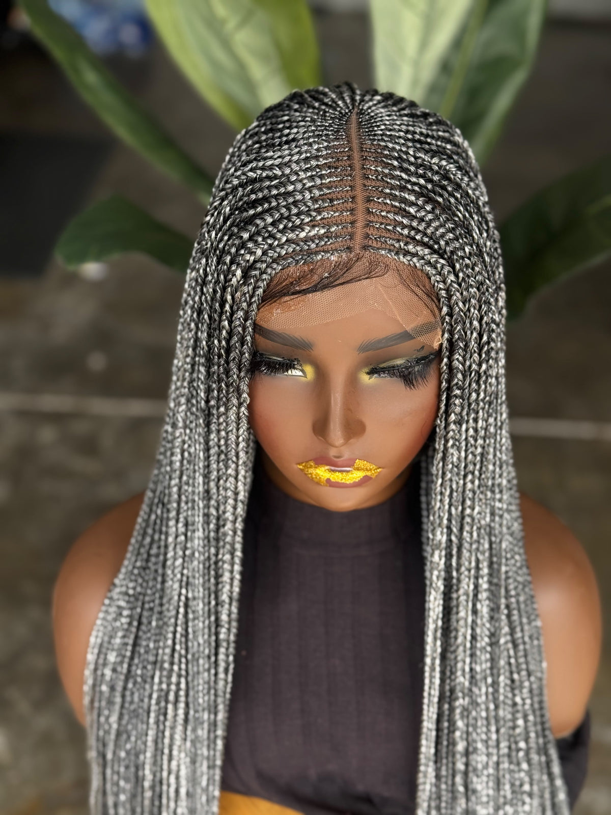 24" Bianca Salt & Pepper Wig (Cap Size 22) – Ready to Ship