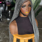24" Bianca Salt & Pepper Wig (Cap Size 22) – Ready to Ship