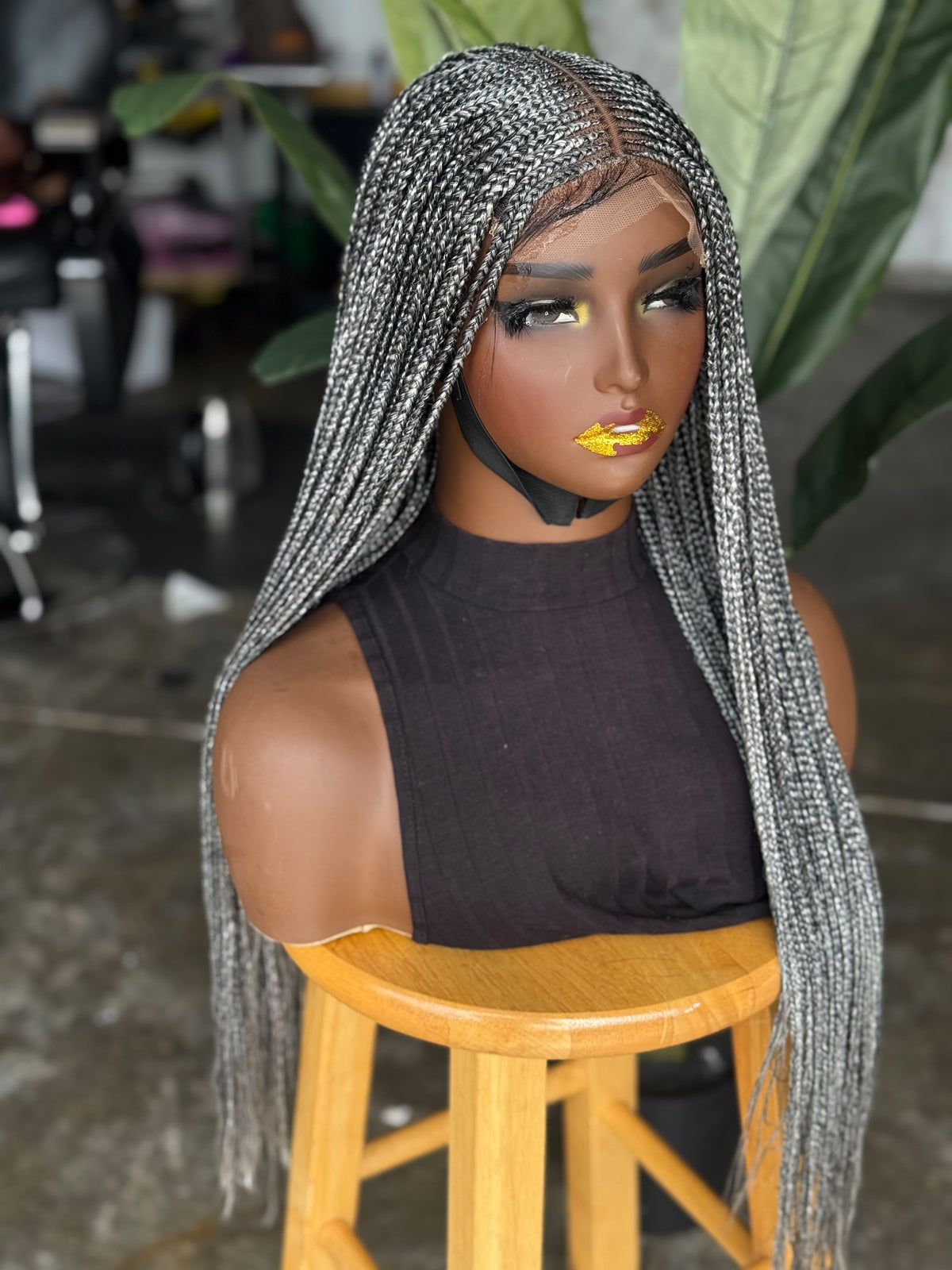 24" Bianca Salt & Pepper Wig (Cap Size 22) – Ready to Ship