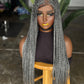 24" Bianca Salt & Pepper Wig (Cap Size 22) – Ready to Ship