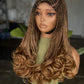 Ready to Ship –  22" C-Cut French Curl Glueless Wig in #30/#27 Mix