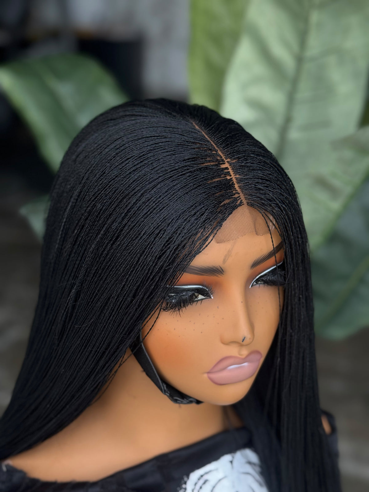 Ready to Ship  – 22" 1B Nano Closure Glueless Wig