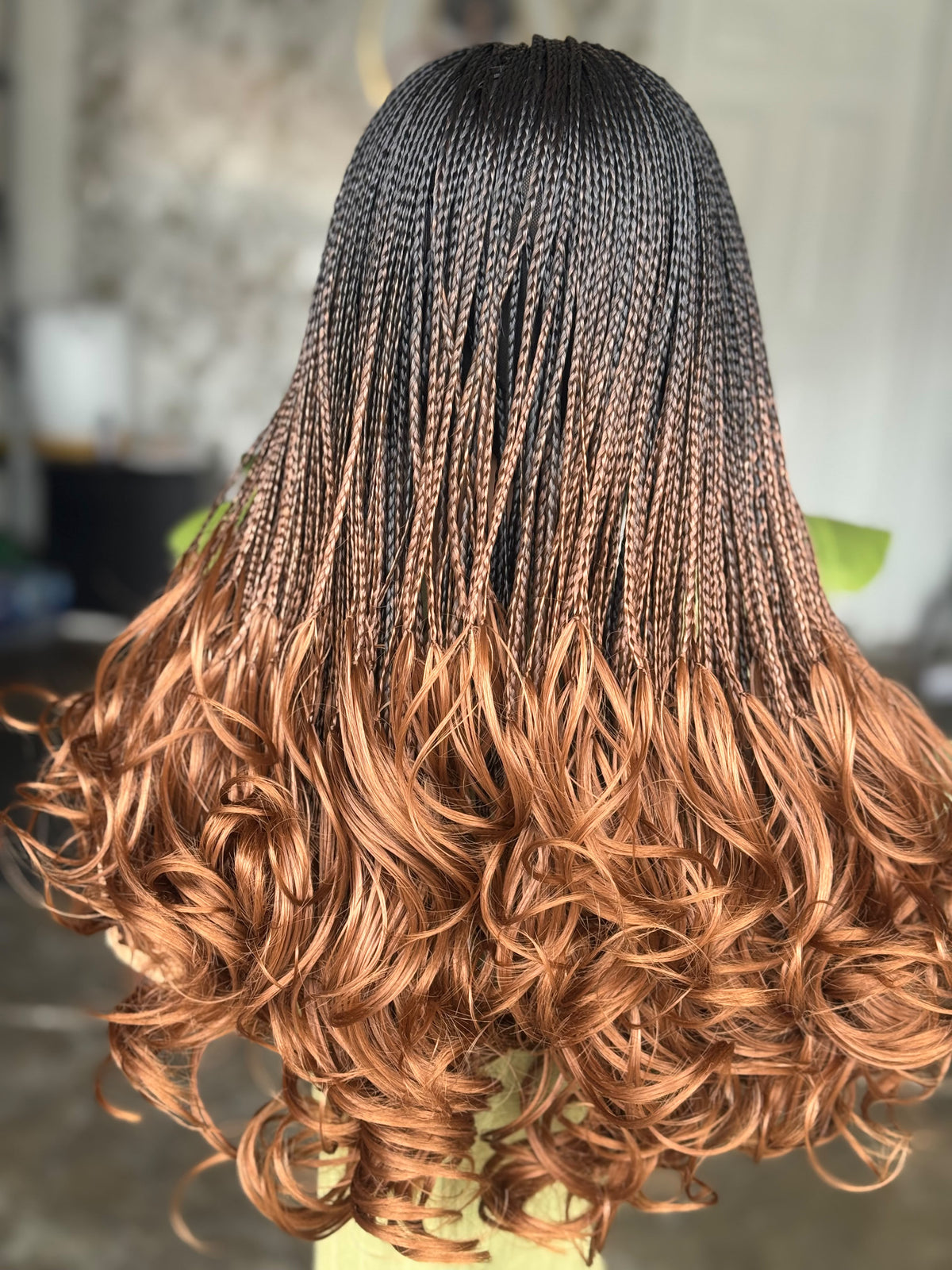 Ready to Ship 18"/20" French Curls Glueless Closure Wig | Cap Size 22" (Color B29)