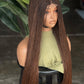 Ready to Ship 26/28" Very Lightweight Nano Million Braids Glueless Closure Wig | Color 30