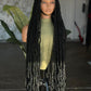 Preorder – 43" Human Hair Lace Full Lace Locs Glueless Wig