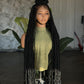 Preorder – 43" Human Hair Lace Full Lace Locs Glueless Wig