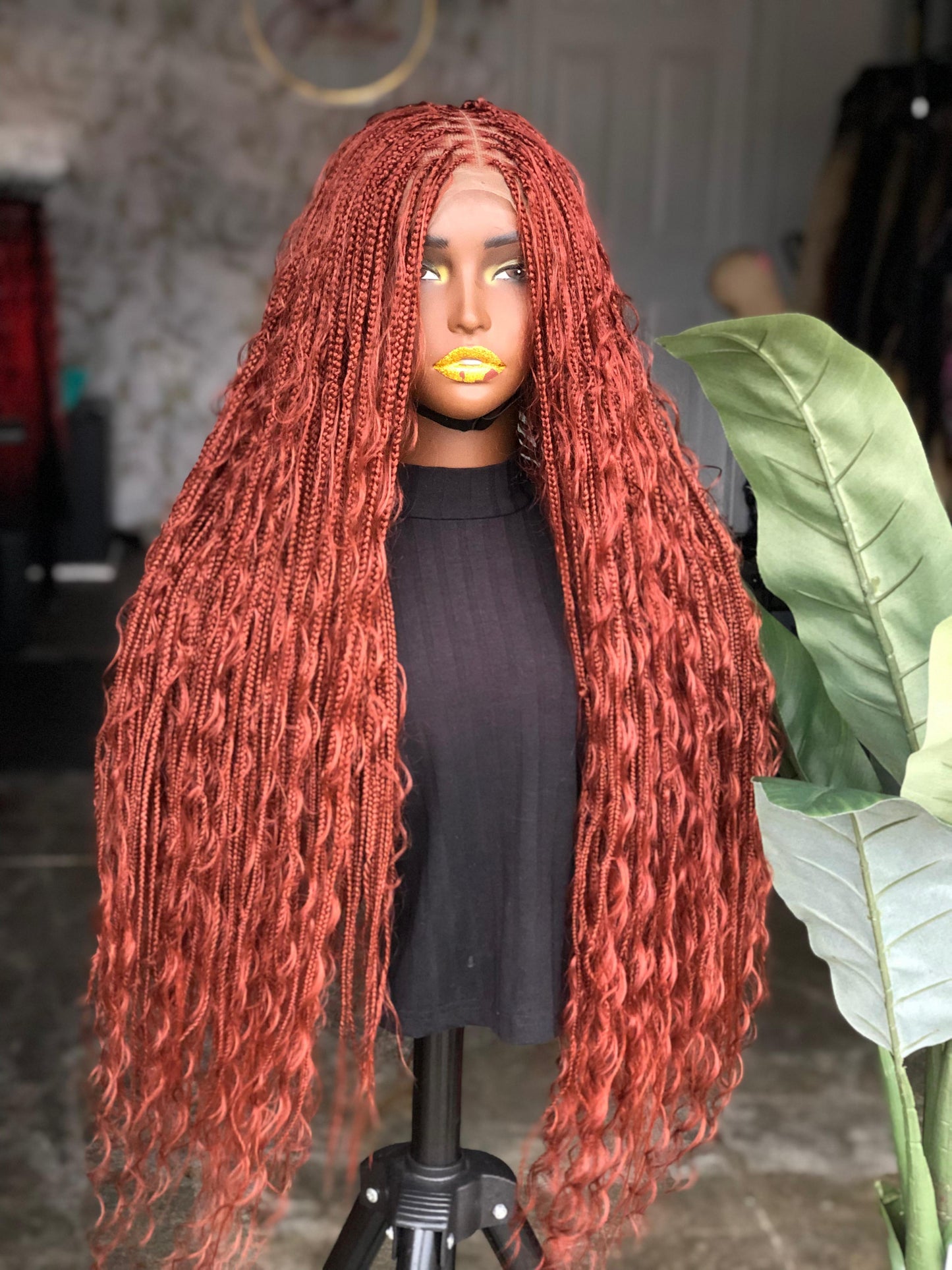 Made to order Boho Unit: Extra Long 30" Glueless Closure Wig closure