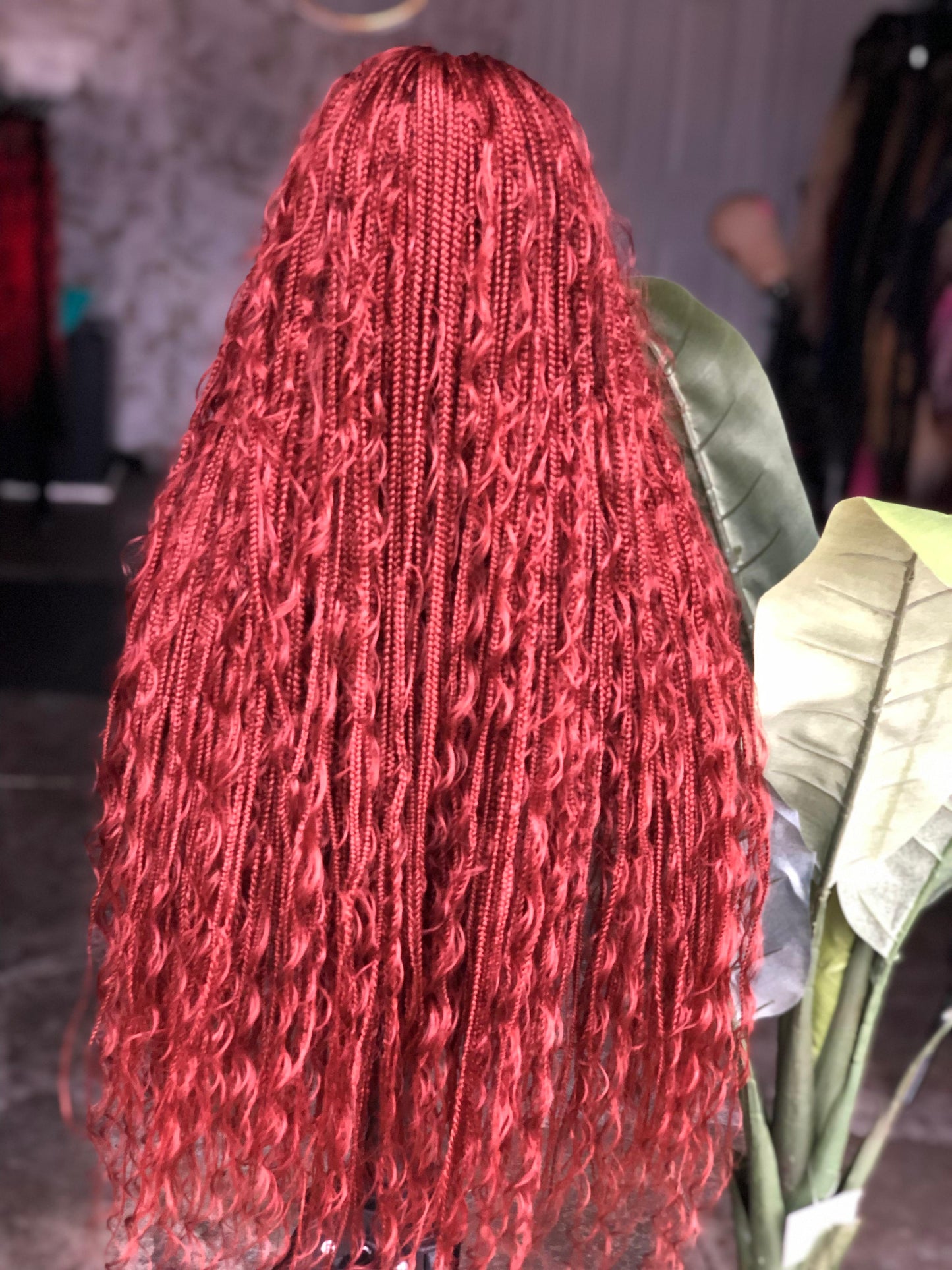 Made to order Boho Unit: Extra Long 30" Glueless Closure Wig closure