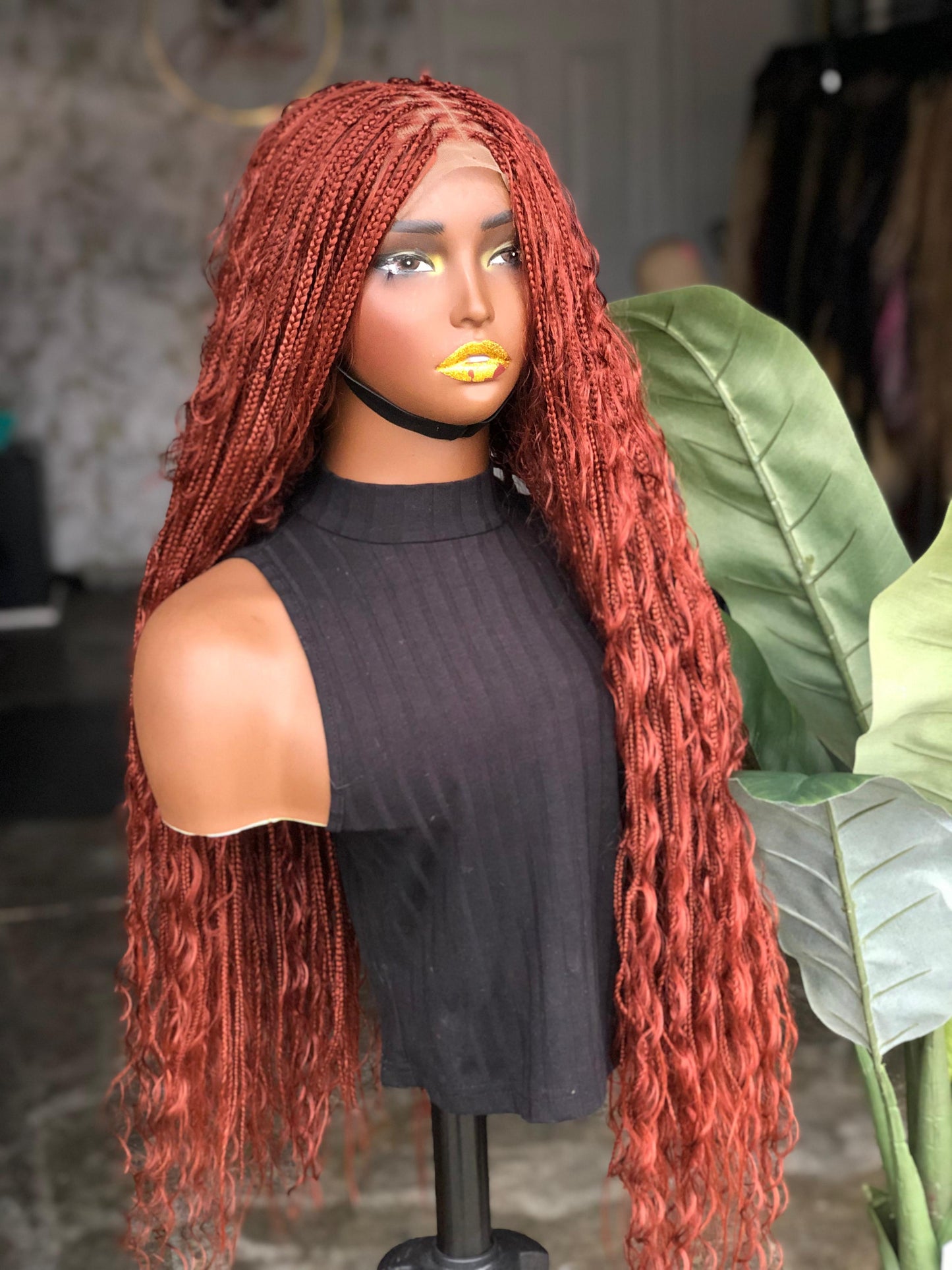 Made to order Boho Unit: Extra Long 30" Glueless Closure Wig closure