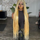 Pre Order: Closure Loose Braids Cornrow Wig 28/30 Inches Human Lace