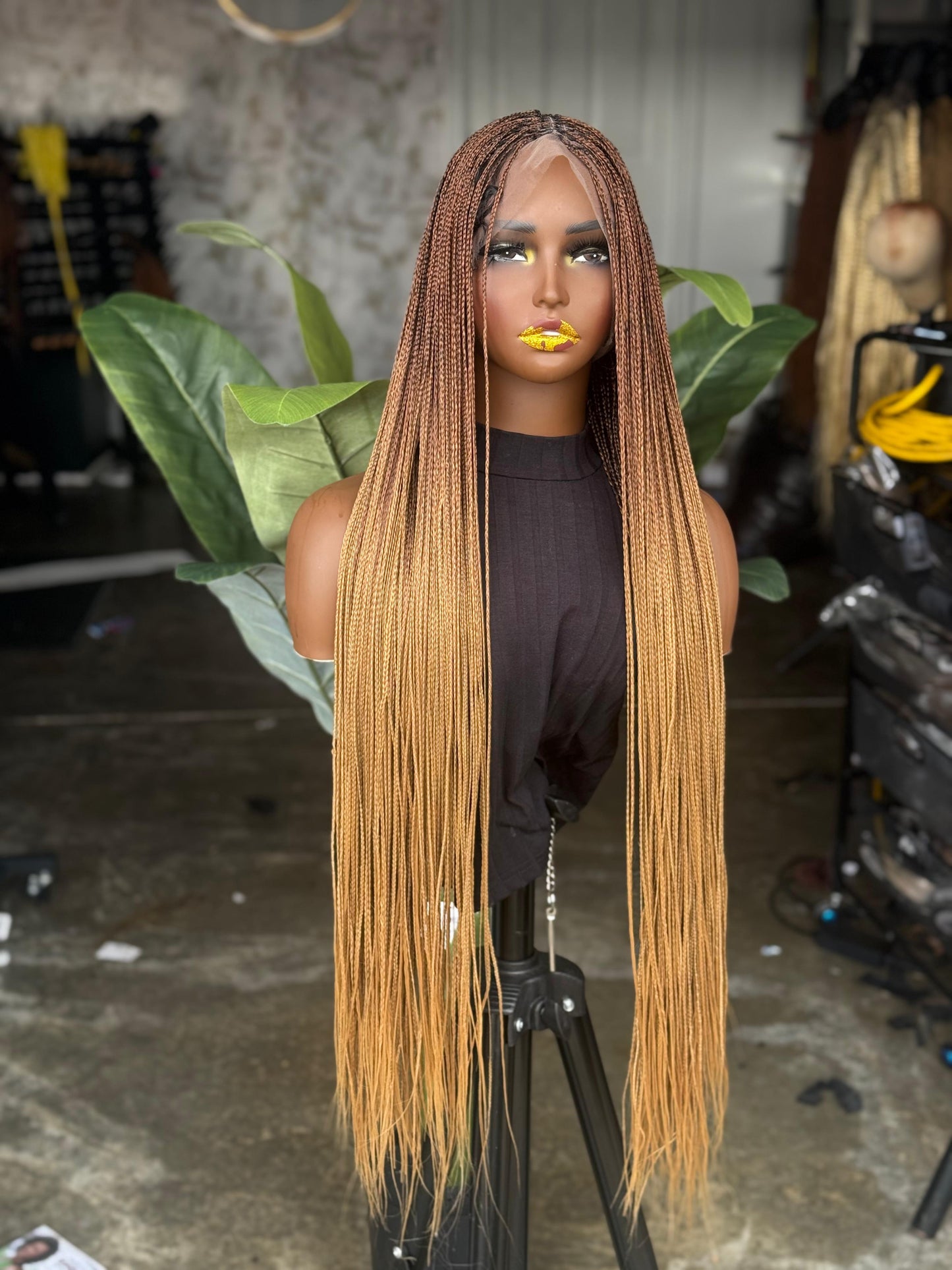 Full Lace Micro bone straight 30" Bone Straight Ready To Ship