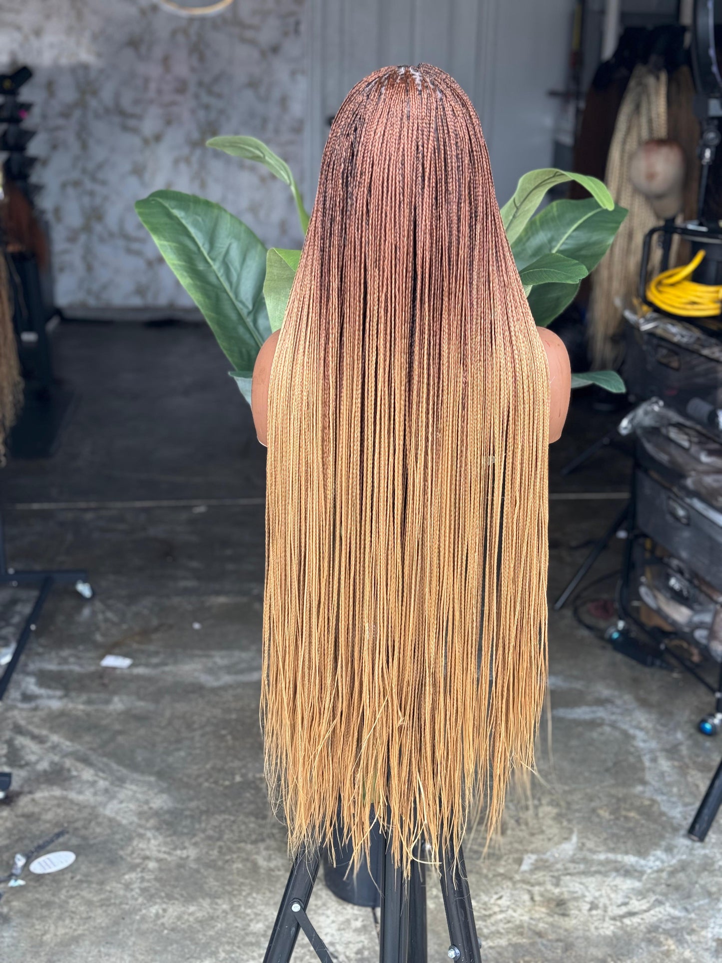 Full Lace Micro bone straight 30" Bone Straight Ready To Ship