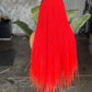 Closure Glueless 2x6 Color Red Micro 26inches Ready To Ship