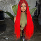 Closure Glueless 2x6 Color Red Micro 26inches Ready To Ship