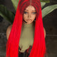 Closure Glueless 2x6 Color Red Micro 26inches Ready To Ship