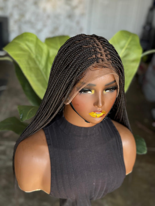 18 Inches Full Lace Knotless Braid Made to Order