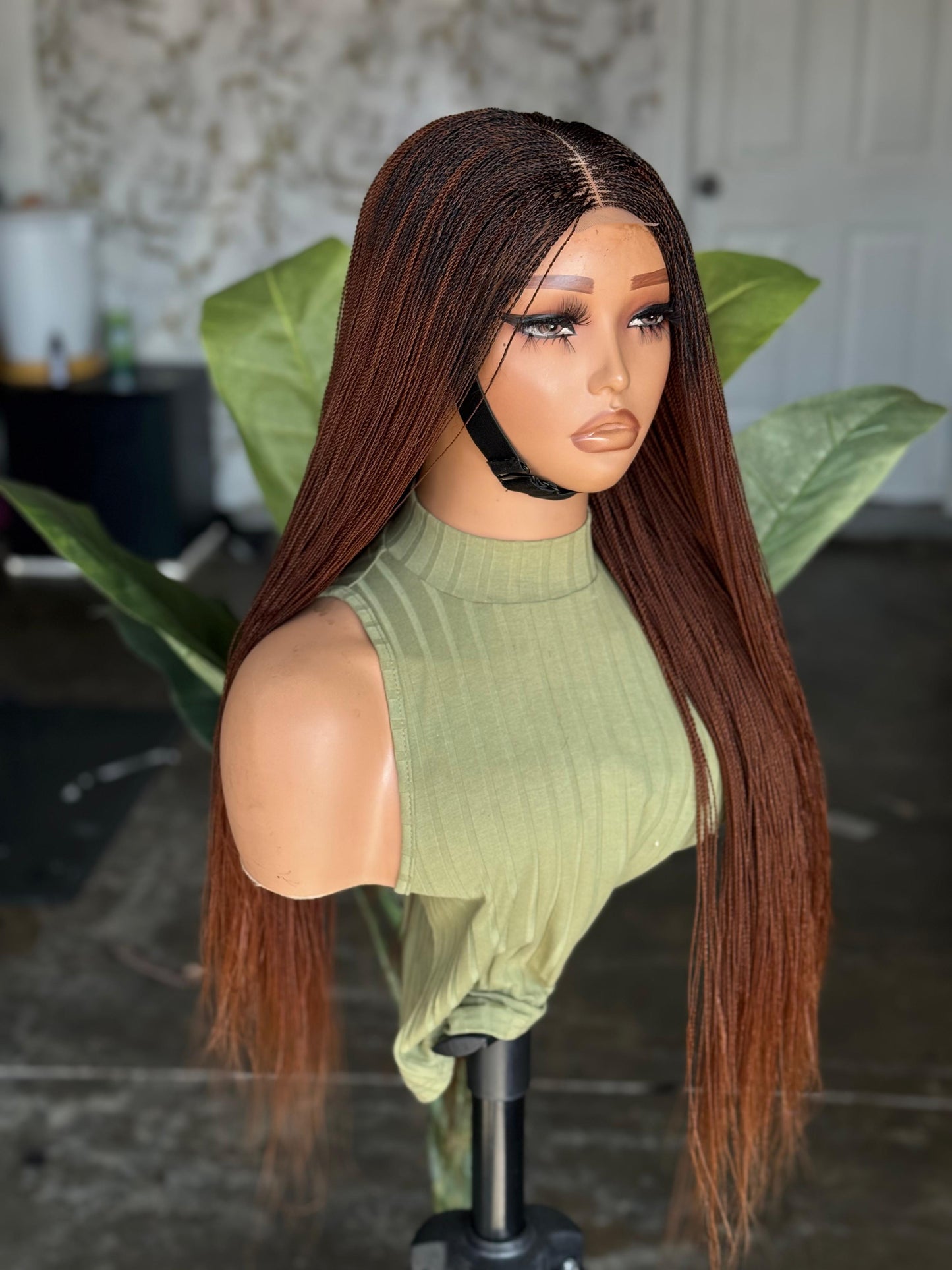 Micro 2x6 Closure Color 30 With Dark Root Ready To Ship