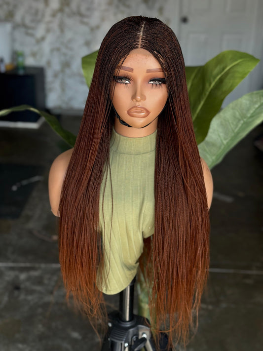 Micro 2x6 Closure Color 30 With Dark Root Ready To Ship