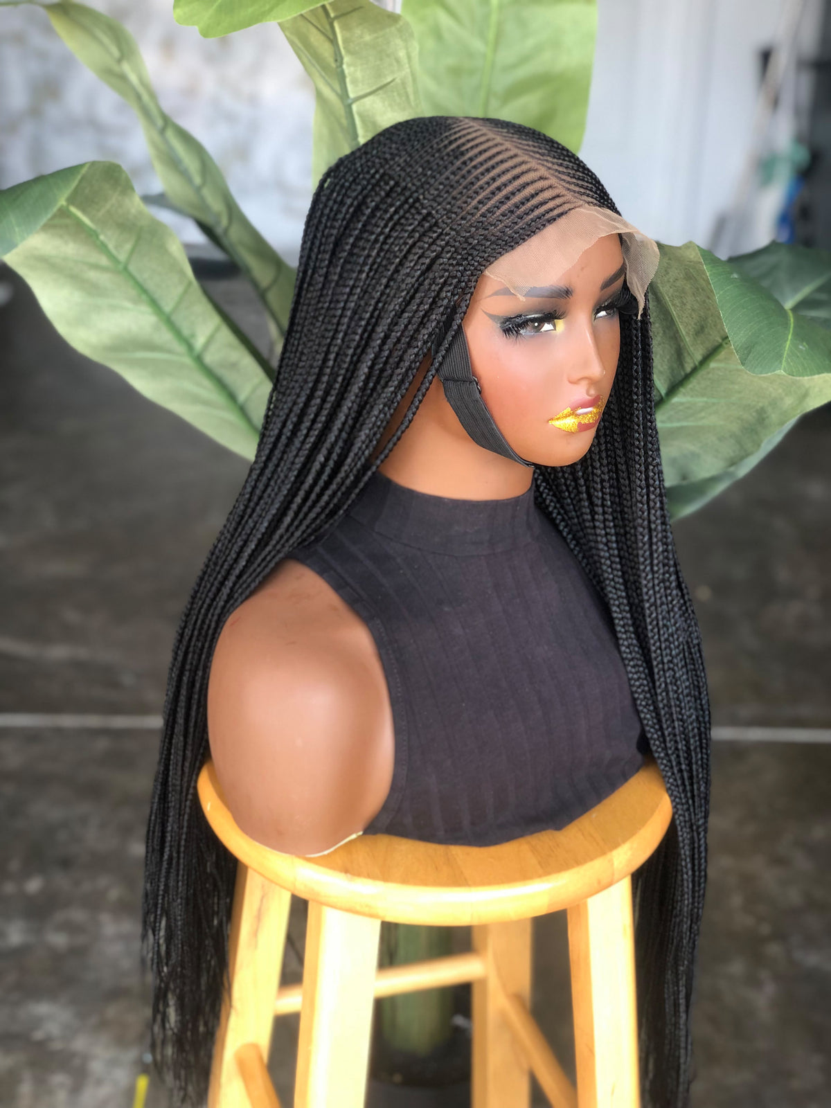 26" C-Cut Layered Glueless Wig