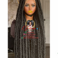 Tiffany Unit Full lace wig 28/30 inch Black Butterfly loc Ready to Ship