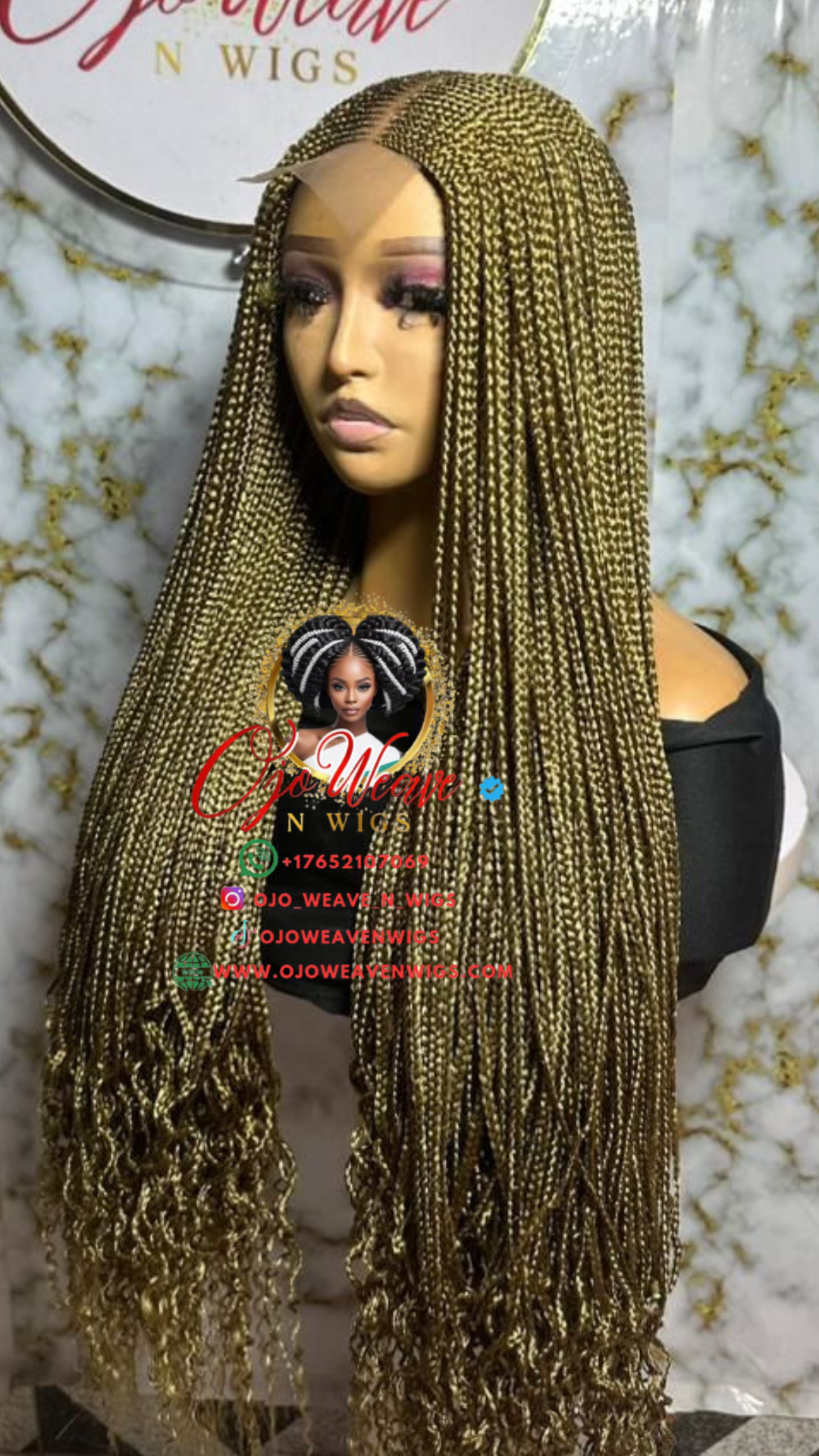 Bianca Curly Wig -ready to ship  in Color 27
