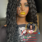 Boho Wig with 5x5 Closure - 18" - 1B : Made to Order