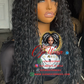 24" Black Boho Wig Mine Unit - Made to Order - 5x5 Closure