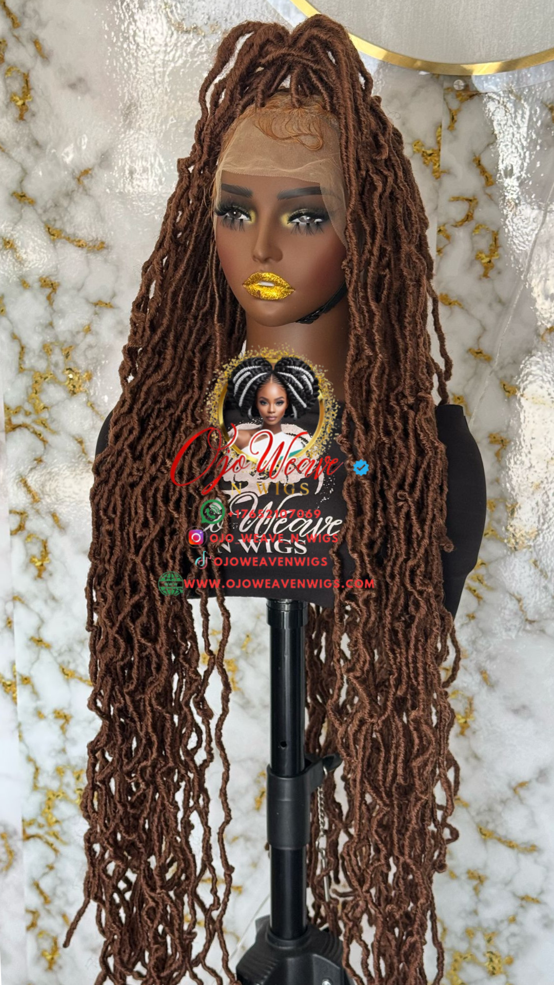 Full Lace Fox Locs - 32" - Color 30 - Made to Order