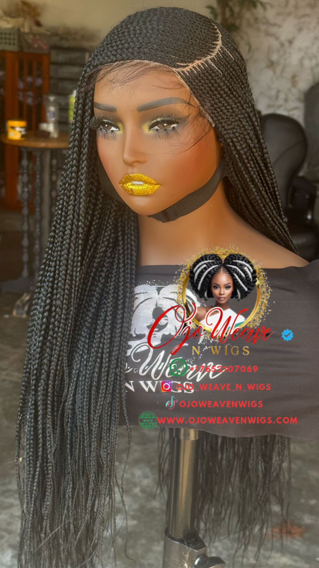 Gold Unit - Black Closure Wig - Ready to Ship