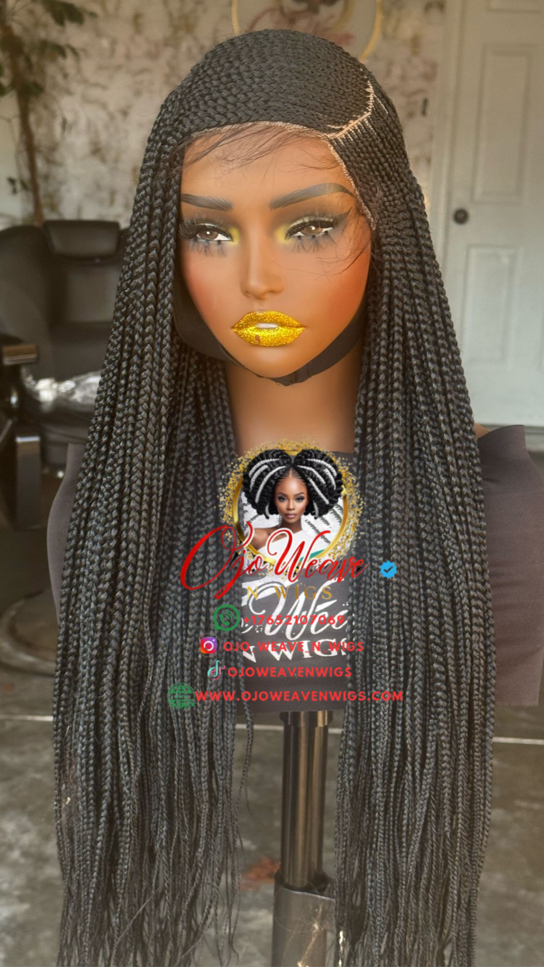 Gold Unit - Black Closure Wig - Ready to Ship