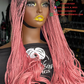 Pink Knotless Closure Wig - Fine Unit - Ready to Ship