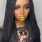 Janet Micro Braid Black: Made to Order