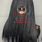Janet Micro Braid Black: Made to Order
