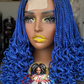 Bianca Curls Vibrant Blue: Ready to Ship