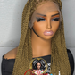 Full Lace Senegalese Twist Wig - Shey Unit: made to order