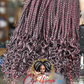 Bianca Curls Highlighted Burgundy: Ready to Ship