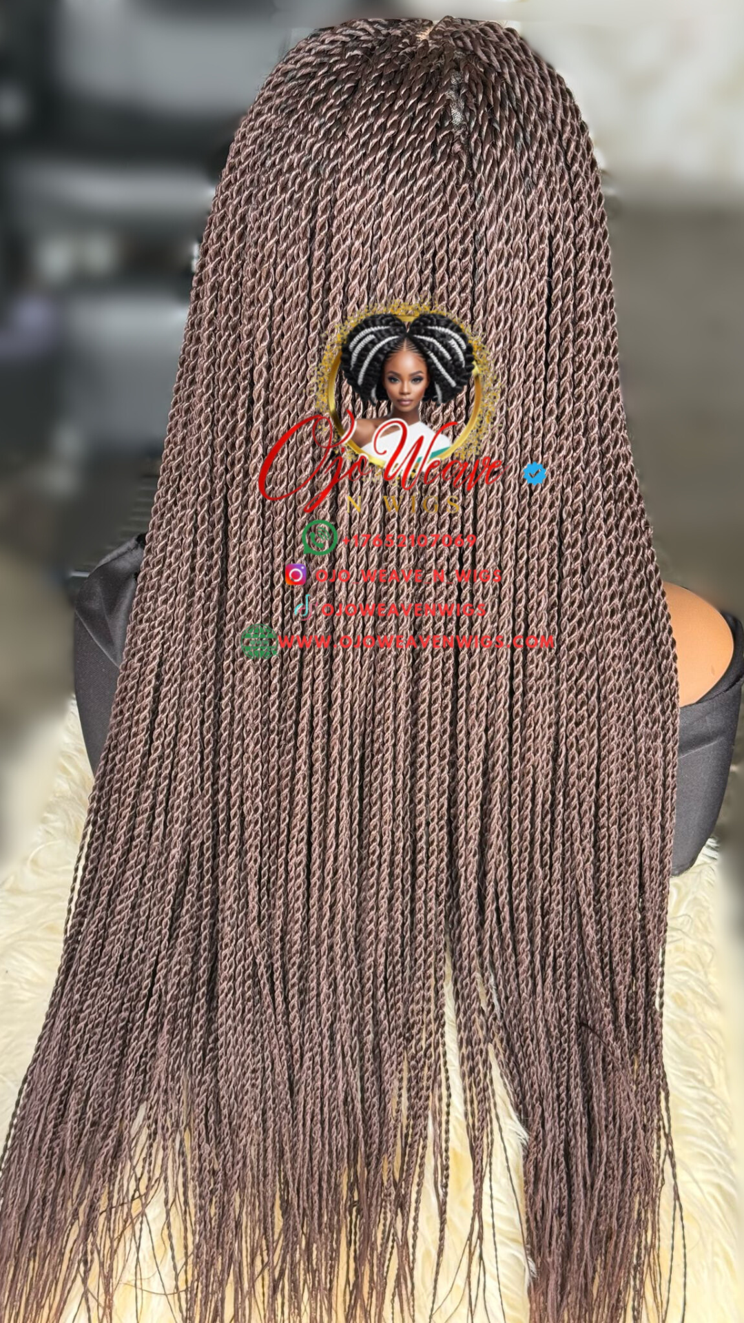 Luna Brown Wig: 24/26" Ready to Ship