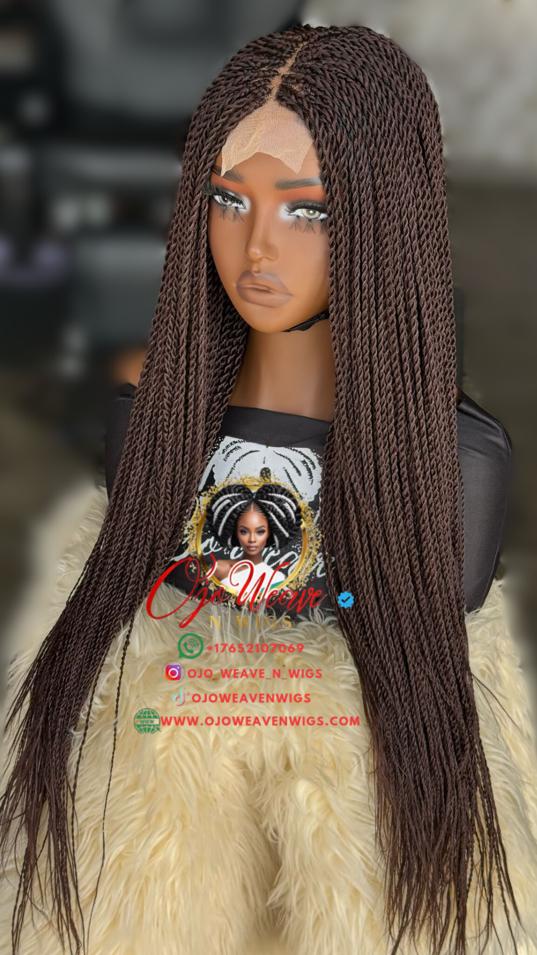 Luna Brown Wig: 24/26" Ready to Ship