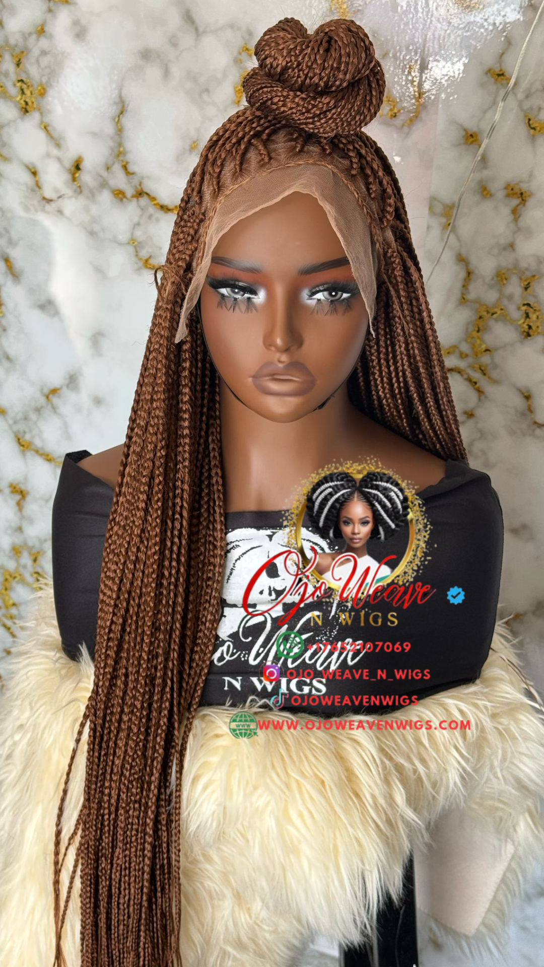 Deborah Unit Color 30 13x6 box braids Made to Order