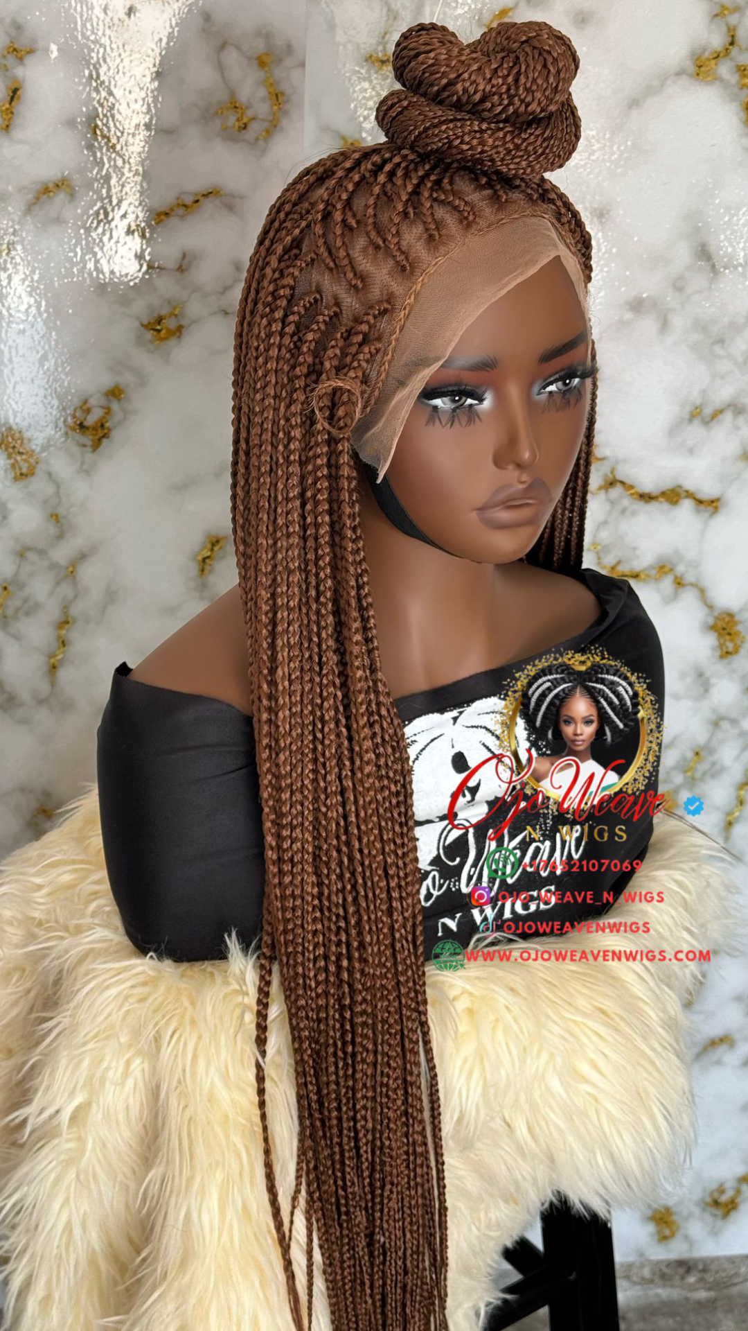 Deborah Unit Color 30 13x6 box braids Made to Order