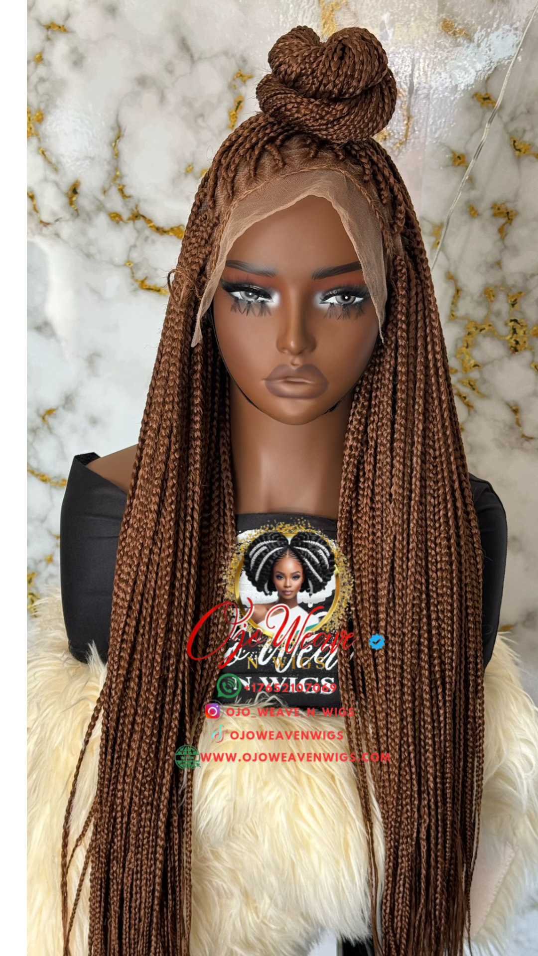 Deborah Unit Color 30 13x6 box braids Made to Order