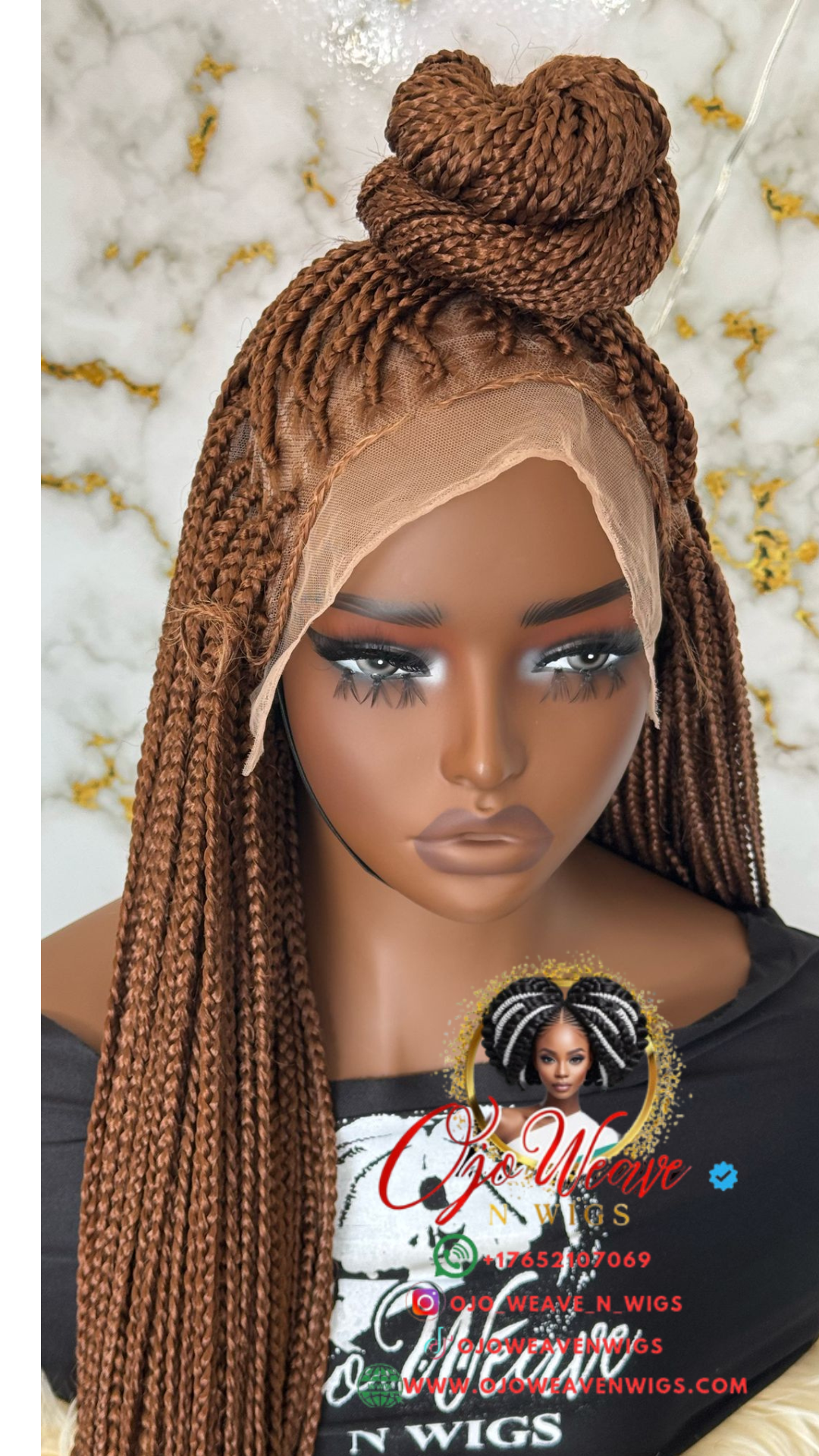 Deborah Unit Color 30 13x6 box braids Made to Order