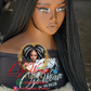 Black Luna Wig - 24/26 Inch - Ready to Ship
