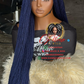 Water Dark Blue Wig - 28 Inch, Ready to Ship