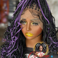 Val Full Lace Unit: Purple Highlights - Ready to Ship