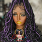 Val Full Lace Unit: Purple Highlights - Ready to Ship