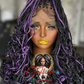 Val Full Lace Unit: Purple Highlights - Ready to Ship