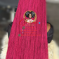 Flaky Unit - 360 Lace Micro Twisted Wig: Color Burgundy