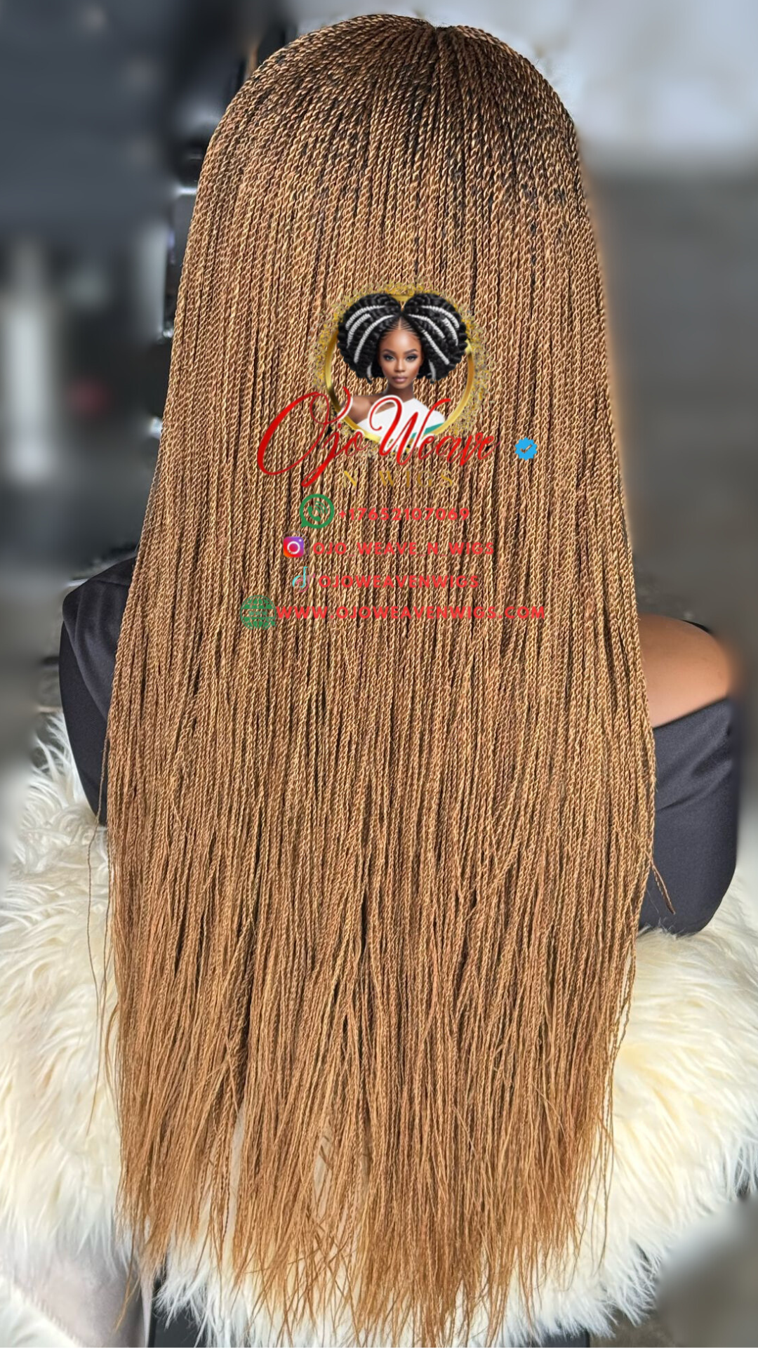 Esther 18 Inch Color 30 Wig: Ready to Ship